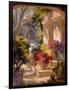 Flowered Courtyard-Betty Carr-Framed Art Print