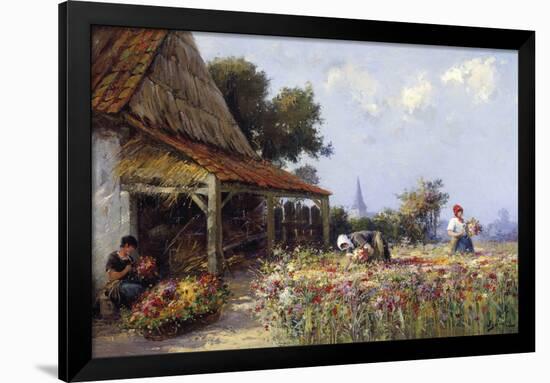 Flowerfield-Willem Bataille-Framed Giclee Print