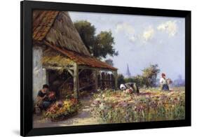 Flowerfield-Willem Bataille-Framed Giclee Print