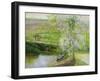 Flowering Apple Tree and Willow, 1991-Timothy Easton-Framed Giclee Print