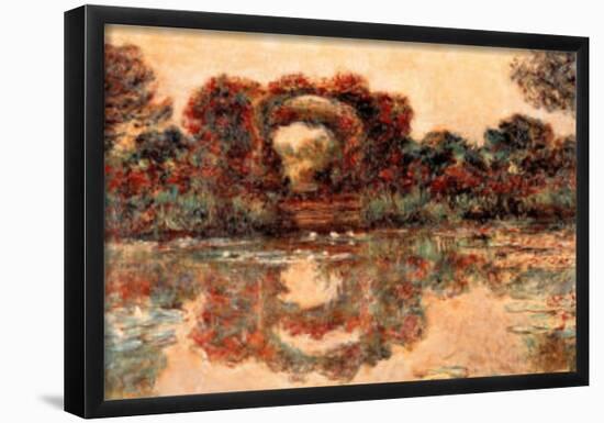 Flowering Arches-Claude Monet-Framed Poster