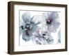Flowering Blue Hues-Victoria Brown-Framed Art Print