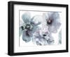 Flowering Blue Hues-Victoria Brown-Framed Art Print