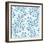 Flowering Bluebells-Baksiabat-Framed Art Print