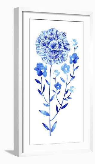 Flowering Flax-null-Framed Giclee Print