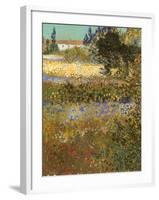 Flowering Garden, 1888-Vincent van Gogh-Framed Giclee Print