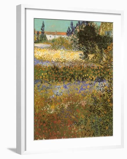 Flowering Garden, 1888-Vincent van Gogh-Framed Giclee Print