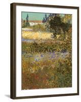 Flowering Garden, 1888-Vincent van Gogh-Framed Giclee Print