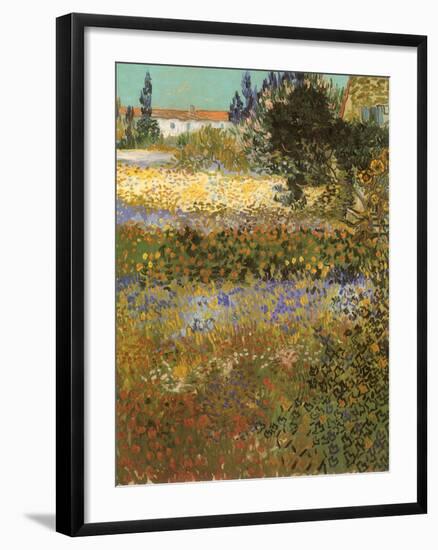 Flowering Garden, 1888-Vincent van Gogh-Framed Giclee Print