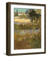 Flowering Garden, 1888-Vincent van Gogh-Framed Giclee Print