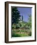 Flowering Garden at Sainte-Adresse, circa 1866-Claude Monet-Framed Premium Giclee Print