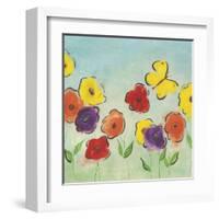 Flowering Garden I-Sarah Horsfall-Framed Art Print