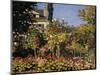 Flowering Garden in Sainte-Adresse-Claude Monet-Mounted Art Print