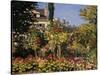 Flowering Garden in Sainte-Adresse-Claude Monet-Stretched Canvas