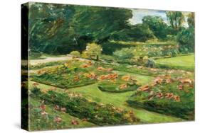 Flowering Garden Terrace of the Liebermann-Villa at the Shores of Lake Wannsee, 1915-Max Liebermann-Stretched Canvas
