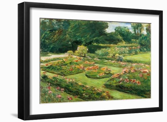 Flowering Garden Terrace of the Liebermann-Villa at the Shores of Lake Wannsee, 1915-Max Liebermann-Framed Giclee Print