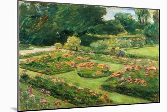 Flowering Garden Terrace of the Liebermann-Villa at the Shores of Lake Wannsee, 1915-Max Liebermann-Mounted Giclee Print