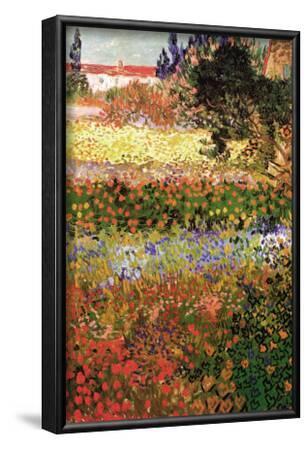 'Flowering Garden with Path' Posters - Vincent van Gogh | AllPosters.com