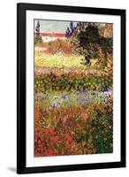 Flowering Garden with Path-Vincent van Gogh-Framed Art Print