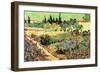 Flowering Garden-Vincent van Gogh-Framed Art Print