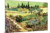 Flowering Garden-Vincent van Gogh-Mounted Art Print