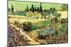 Flowering Garden-Vincent van Gogh-Mounted Premium Giclee Print