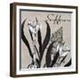 Flowering Herbs I-null-Framed Giclee Print