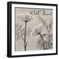 Flowering Herbs III-null-Framed Giclee Print