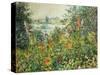 Flowering Meadow, Vetheuil, 1880-Claude Monet-Stretched Canvas