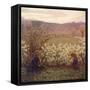 Flowering Meadow-Giuseppe Pellizza da Volpedo-Framed Stretched Canvas