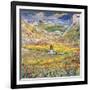 Flowering Meadows in Maloja; Bluhende Wiesen Bei Maloja, C.1912-1924 (Oil on Canvas)-Giovanni Giacometti-Framed Giclee Print