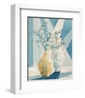 Flowering Olive Tree Branch-Karsten Kirchner-Framed Art Print