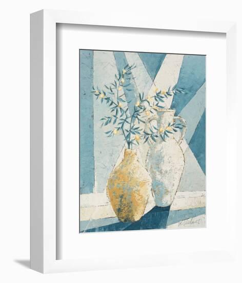 Flowering Olive Tree Branch-Karsten Kirchner-Framed Art Print