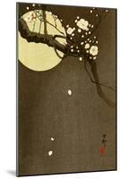 Flowering Plum and Moon-Koson Ohara-Mounted Giclee Print