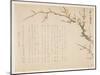 Flowering Plum, January 1837-Seik? Hashimoto-Mounted Giclee Print