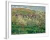 Flowering Plum Trees, 1879-Claude Monet-Framed Giclee Print