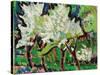 Flowering Trees IV; Bluhende Baume IV, 1909-Ernst Ludwig Kirchner-Stretched Canvas