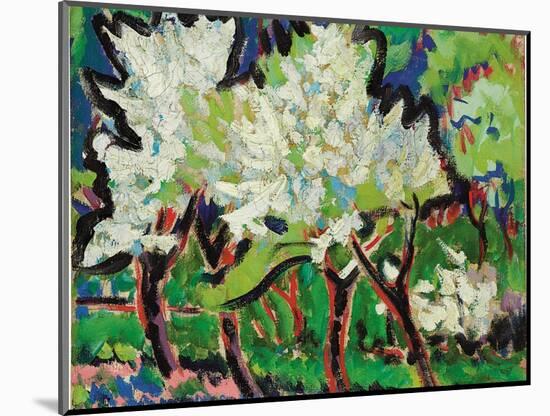 Flowering Trees IV; Bluhende Baume IV, 1909-Ernst Ludwig Kirchner-Mounted Giclee Print