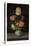 Flowerpiece in a Wanli Vase (Oil on Panel)-Balthasar van der Ast-Stretched Canvas