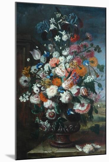 Flowers, 1682-Jan van Huysum-Mounted Giclee Print