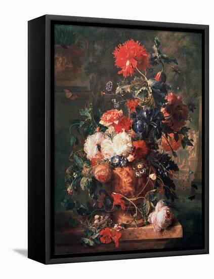 Flowers, 1722-Jan van Huysum-Framed Stretched Canvas
