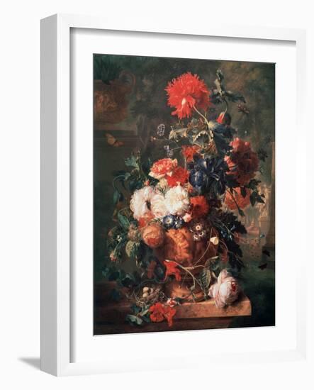 Flowers, 1722-Jan van Huysum-Framed Giclee Print