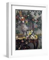 Flowers, 1868-Frederic Bazille-Framed Giclee Print