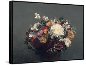 Flowers, 1872-Henri Fantin-Latour-Framed Stretched Canvas