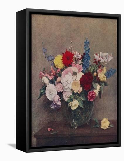 'Flowers', 1886, (c1915)-Henri Fantin-Latour-Framed Stretched Canvas