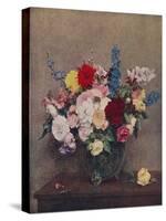 'Flowers', 1886, (c1915)-Henri Fantin-Latour-Stretched Canvas