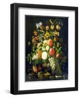 Flowers, 18th Century-Rachel Ruysch-Framed Premium Giclee Print