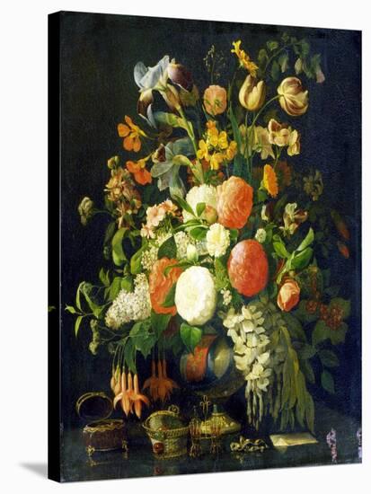 Flowers, 18th Century-Rachel Ruysch-Stretched Canvas