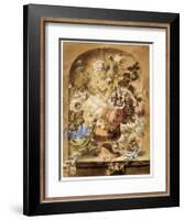 'Flowers', 18th or early 19th century-Jan van Os-Framed Giclee Print