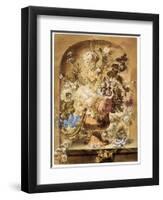 'Flowers', 18th or early 19th century-Jan van Os-Framed Giclee Print